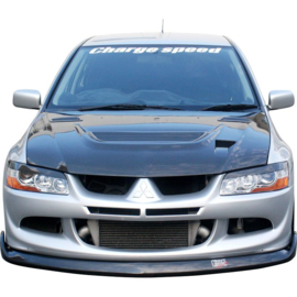 Chargespeed Voorspoiler passend voor Mitsubishi Lancer EVO 8 CT9A BottomLine (FRP)