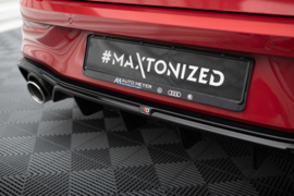 Maxton Design Achterspoiler + Uitlaat Einden Imitatie Volkswagen Golf GTE / R-Line Mk8 / Mk8 Facelift