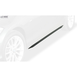 Sideskirts 'Slim' passend voor BMW 1-Serie F20/F21 2011-2019 (ABS zwart glanzend)
