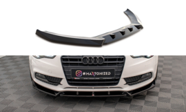 Maxton Design VOORSPLITTER V.1 AUDI A5 COUPÉ / SPORTBACK 8T FACELIFT Gloss Black
