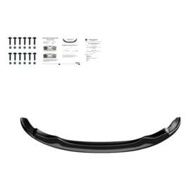 Oneway Voorspoilerlip passend voor BMW 3-Serie E92/E93 M-Sport 2010-2013 - Glanzend zwart