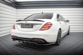 Maxton Design Achtersplitter (met verticale spijlen) Mercedes-Benz S AMG-Line W222 Facelift