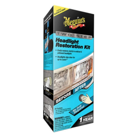 Meguiar's Perfect Clarity Headlight Restoration Kit (118ml Cleaner/118ml Coating/2 Pads)