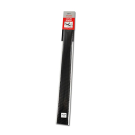 Universele Instaplijsten - Zwart carbon folie - 2-Delig - 50 x 5 cm