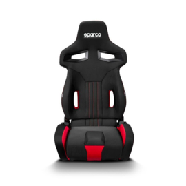 Sparco Sportstoel R333 - Zwart/Rood - Verstelbaar