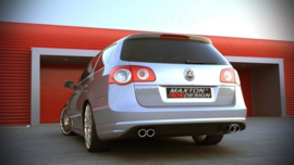 Maxton Design ACHTERBUMPER SPOILER VW PASSAT B6 (R-LINE LOOK) 2 UITLATEN