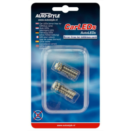 4Q T-10 SMD Lampen 12V Xenon-Optiek Wit, set à 2 stuks, met CAN-bus ondersteuning