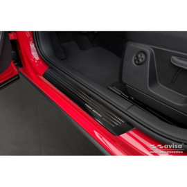 Zwart RVS Instaplijsten passend voor Audi Q2 Facelift 2020- 'Special Edition' - 4-delig