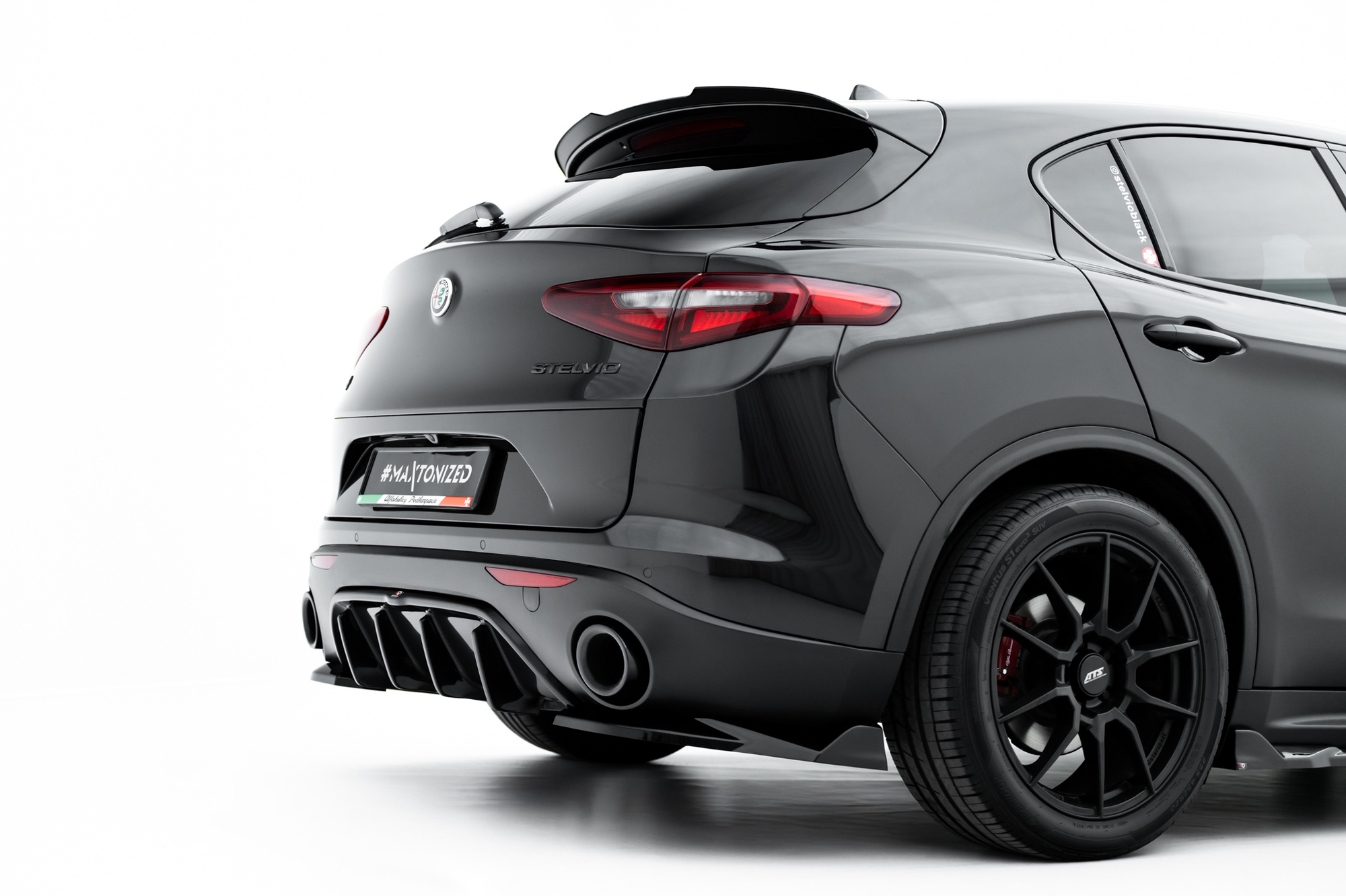 Maxton Design ACHTERKANT ALFA ROMEO STELVIO