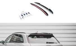 Maxton Design SPOILERKAP V.2 AUDI S4 / A4 S-LINE AVANT B9 Gloss Black