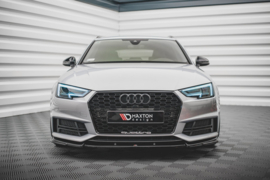 Maxton Design VOORSPLITTER V.3 AUDI S4 / A4 S-LINE B9 Gloss Black