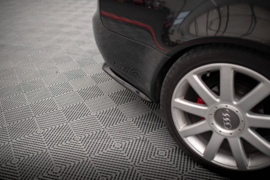 Maxton Design ACHTERZIJSPLITTERS AUDI A4 B7 Gloss Black