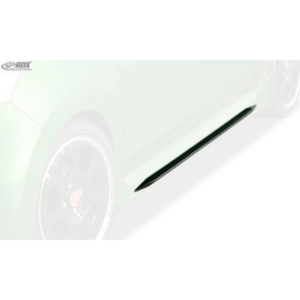 Sideskirts 'Slim' passend voor Daihatsu Materia (ABS zwart glanzend)