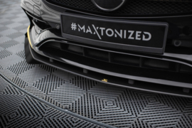 Maxton Design Street Pro Frontsplitter + Flaps Mercedes-AMG CLA 45 Aero C117 Facelift