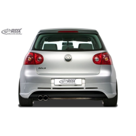 Achterskirt passend voor Volkswagen Golf V GTI/R Hatchback 3/5-deurs 2003-2008 (uitlaat links/rechts) excl. Variant/Plus (ABS)
