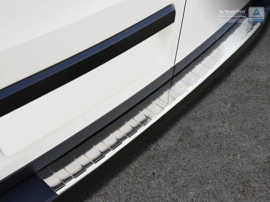 RVS Chroom Achterbumperprotector passend voor Volkswagen Crafter & MAN TGE 2017- 'Ribs'