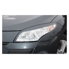 Koplampspoilers passend voor Renault Megane III 2008-2015 (ABS)