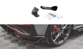 Maxton Design Achterzijde splitters V.1 + flappen Hyundai I30 N Hatchback Mk3 Facelift