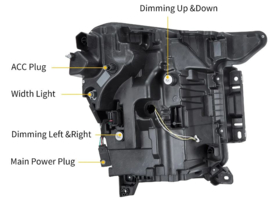 VLAND LED-projectorkoplampen voor Ford F150 2021-2023