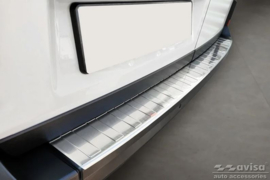 RVS Achterbumperprotector passend voor Volkswagen Crafter & MAN TGE 2017- 'Ribs' ('XL'-version)