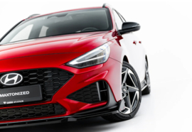 Maxton Design Frontsplitter V.1 + flaps geschikt voor Hyundai I30 N-Line Wagon Mk3 Facelift