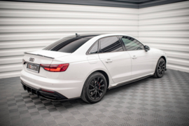 Maxton Design SIDESKIRTS DIFFUSERS AUDI A4 B9 FACELIFT Gloss Black