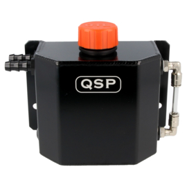 QSP aluminium olie catchtank - 1 liter - D10 aansluiting