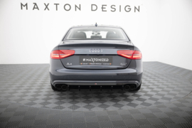Maxton Design Achterspoiler Audi A4 B8 Facelift (uitvoering met dubbele uitlaten aan beide zijden)