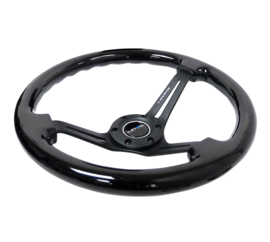 NRG Innovations Stuur 360mm/75mm Hout Zwart