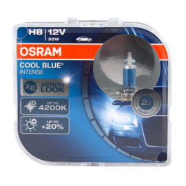 Osram Cool Blue Intense Halogeen lampen - H8 - 12V/55W - set à 2 stuks