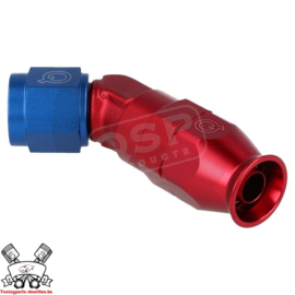 PTFE Slang adapter 45° D10 - Forged