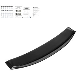 Oneway Voorspoilerlip passend voor BMW 6-Serie F06/F12/F13 Facelift M-Pack 2013-2018 - Versie 2 - Glanzend zwart