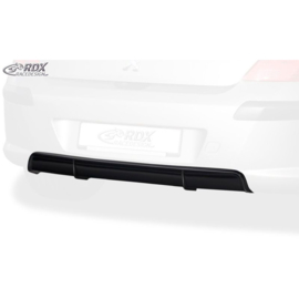 Achterskirt 'Diffusor' passend voor Peugeot 308 HB 2007-2013 (ABS zwart glanzend)