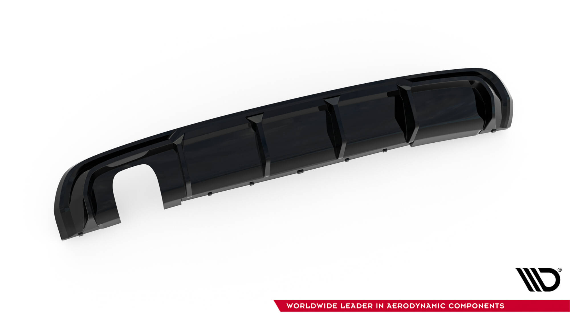 Maxton Design Achterspoiler Audi A3 S-Line Sportback 8V (uitvoering met enkele uitlaatpijpen aan één kant)