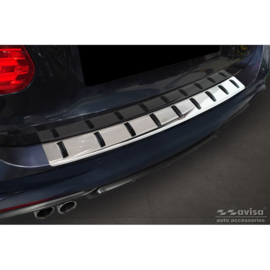 RVS Achterbumperprotector passend voor BMW 3-Serie (F31) Touring (incl. M-Pakket) 2012-2015 & Facelift 2015-2019 'STRONG EDITION'