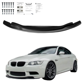 Oneway Voorspoilerlip passend voor BMW M3 E92 Coupe/E93 Cabrio 2007-2013 - Glanzend zwart