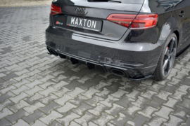 Maxton Design ACHTERPANEEL AUDI RS3 8V FL SPORTBACK Gloss Black