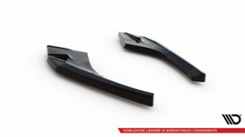 Maxton Design ACHTERZIJSPLITTERS V.2 AUDI S3 / A3 S-LINE SPORTBACK 8V FACELIFT Gloss Black