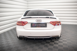Maxton Design Achterspoiler Audi A5 8T Facelift (uitvoering met enkele uitlaten aan beide zijden)