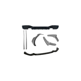 Oneway Complete bodykit passend voor BMW 1-Serie F20/F21 M-Power Facelift 2015-2019 - Glanzend zwart