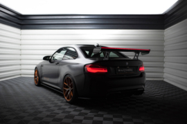 Maxton Design Carbon Spoiler Met Interne Beugels Staanders + LED BMW M2 F87