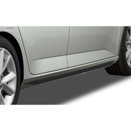 Sideskirts 'Slim' passend voor Volkswagen Scirocco III 2008-2015 & 2015- (ABS zwart glanzend)