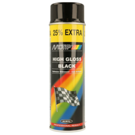 Motip Rallye Lak - Zwart hoogglans - 500ml