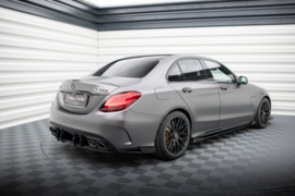Maxton Design Achterzijde flappen Mercedes-AMG C63 Sedan / Estate W205 Facelift
