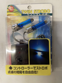 Twin Strobo Blauw