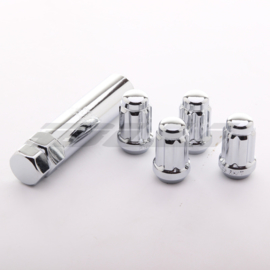 JR-Wheels ATN1 Anti-theft Lug Nuts (Zwart of Zilver)