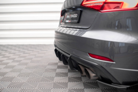 Maxton Design STREET PRO ACHTERDIFFUSOR AUDI S3 SPORTBACK 8V FACELIFT