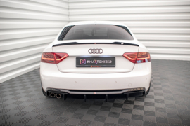 Maxton Design Achterspoiler Audi A5 8T Facelift (uitvoering met dubbele uitlaten aan één kant)