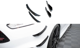 Maxton Design Voorbumpervleugels (Canards) Ford Fiesta 7 ST Facelift