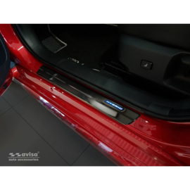 RVS Instaplijsten passend voor Zwart Toyota Corolla XII Sedan/Hatchback/Touring Sports 5-deurs 'Hybrid' 2019- 4-delig